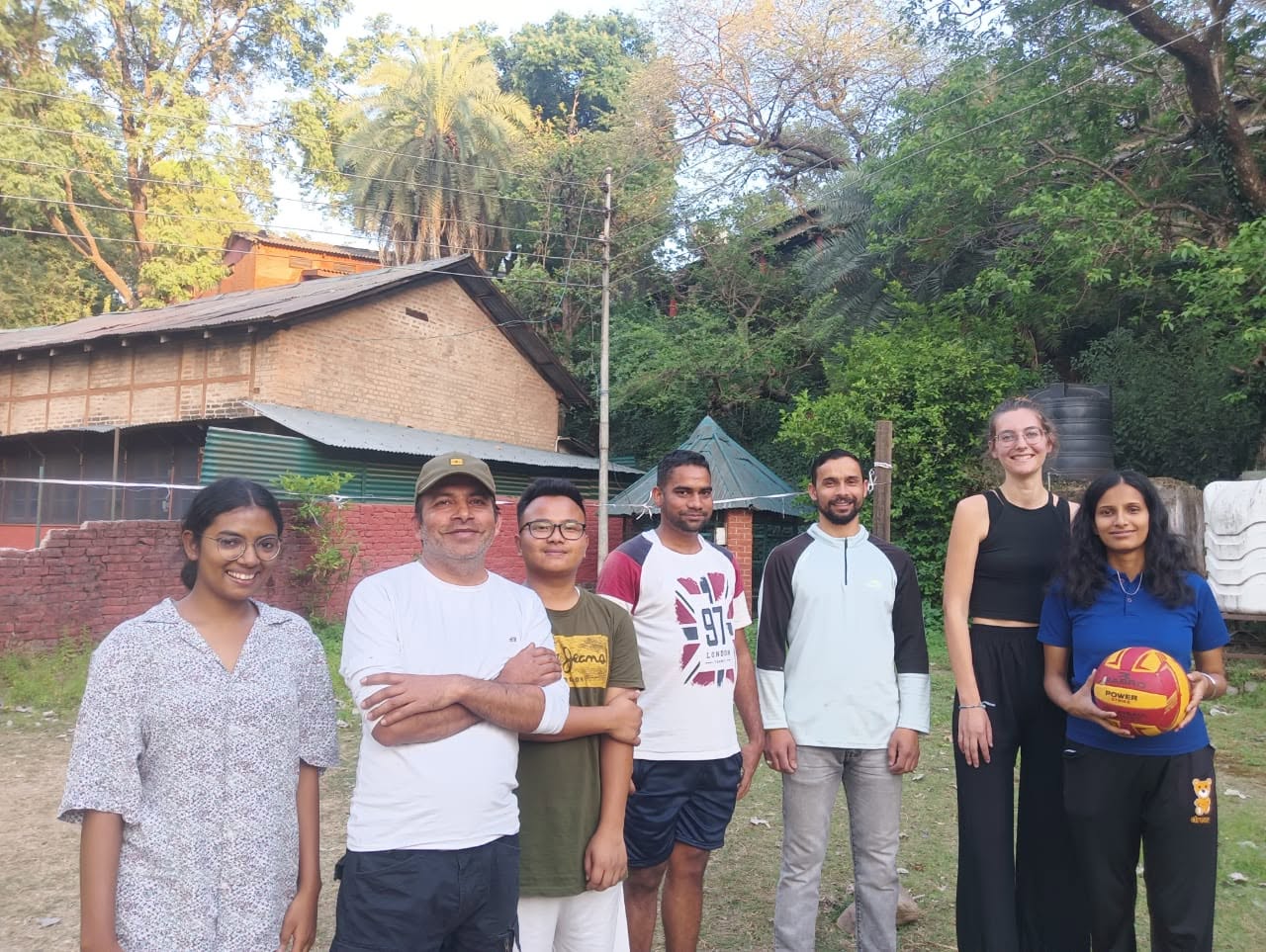 Our team posing for a group photo for the World Day for Cultural Diversity for Dialogue and Development.